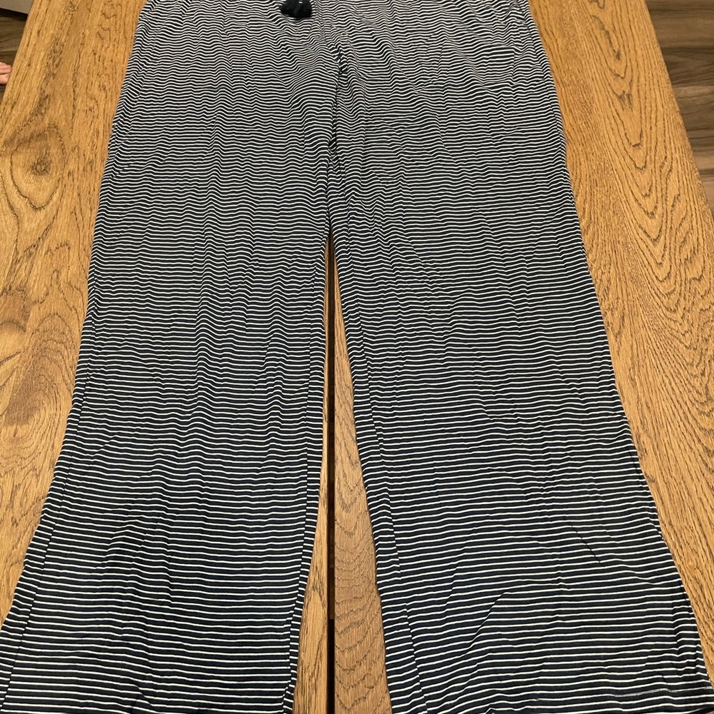 Stars Above Pajama Pants XXL Navy Stripe Wide Leg Soft Lounge Sleepwear NWT NEW